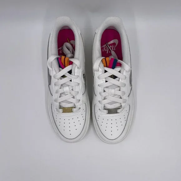 Nike Air Force 1 LV8 White Womens Shoes - Picture 5 of 8